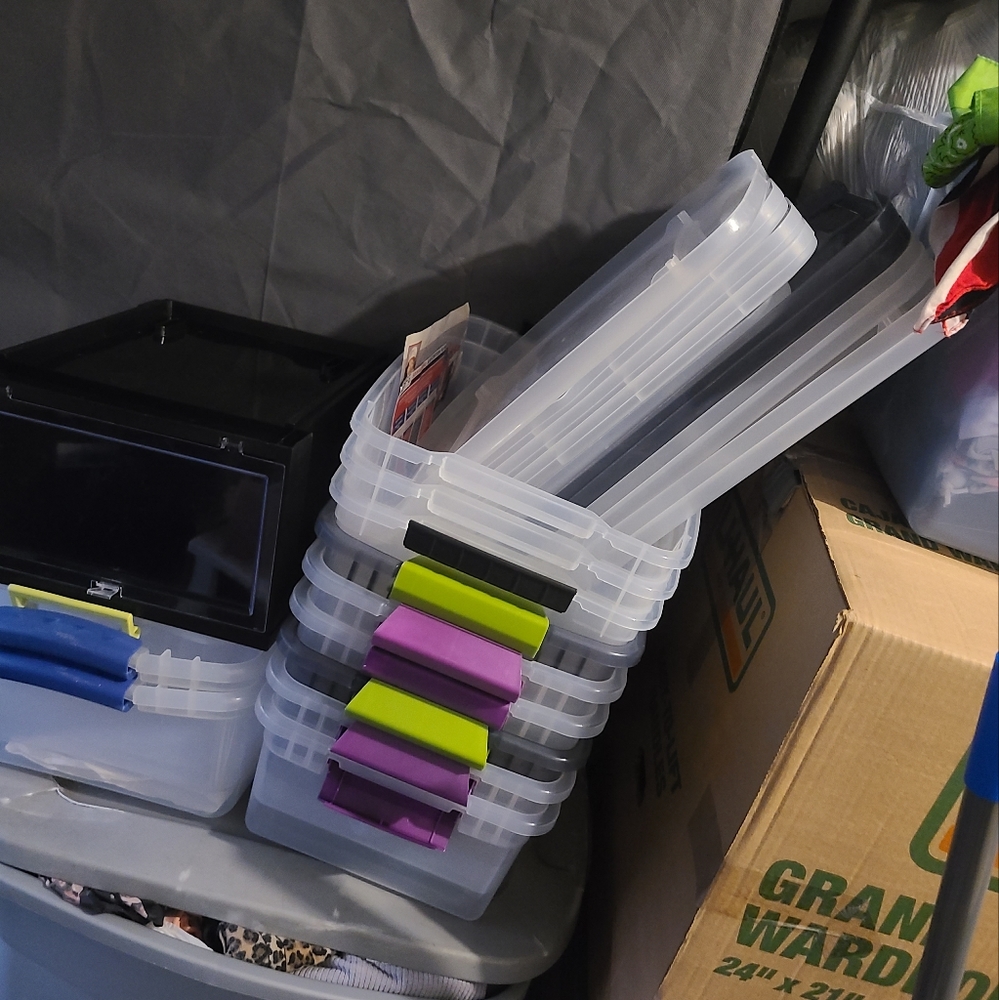 Plastic Shoe Boxes